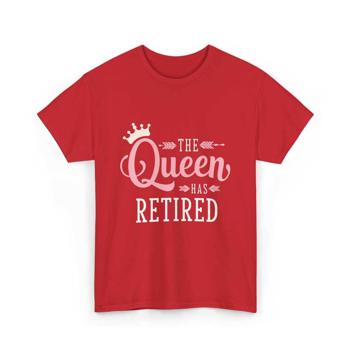 The Queen Has Retired Retirement Women T-Shirt - Red