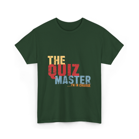 The Quiz Master Quiz T-Shirt - Forest Green