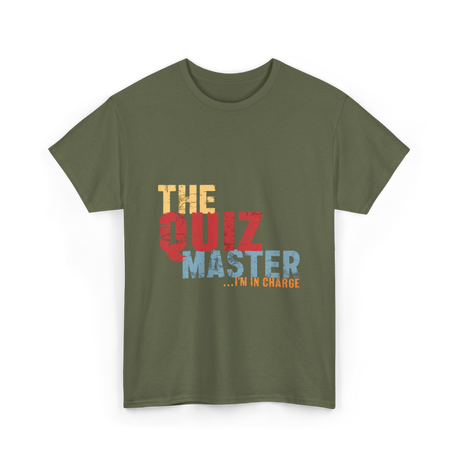 The Quiz Master Quiz T-Shirt - Military Green