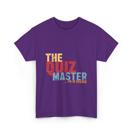 The Quiz Master Quiz T-Shirt - Purple