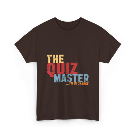 The Quiz Master Quiz T-Shirt - Dark Chocolate