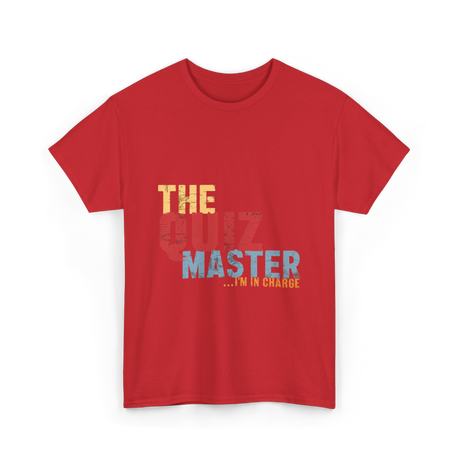 The Quiz Master Quiz T-Shirt - Red