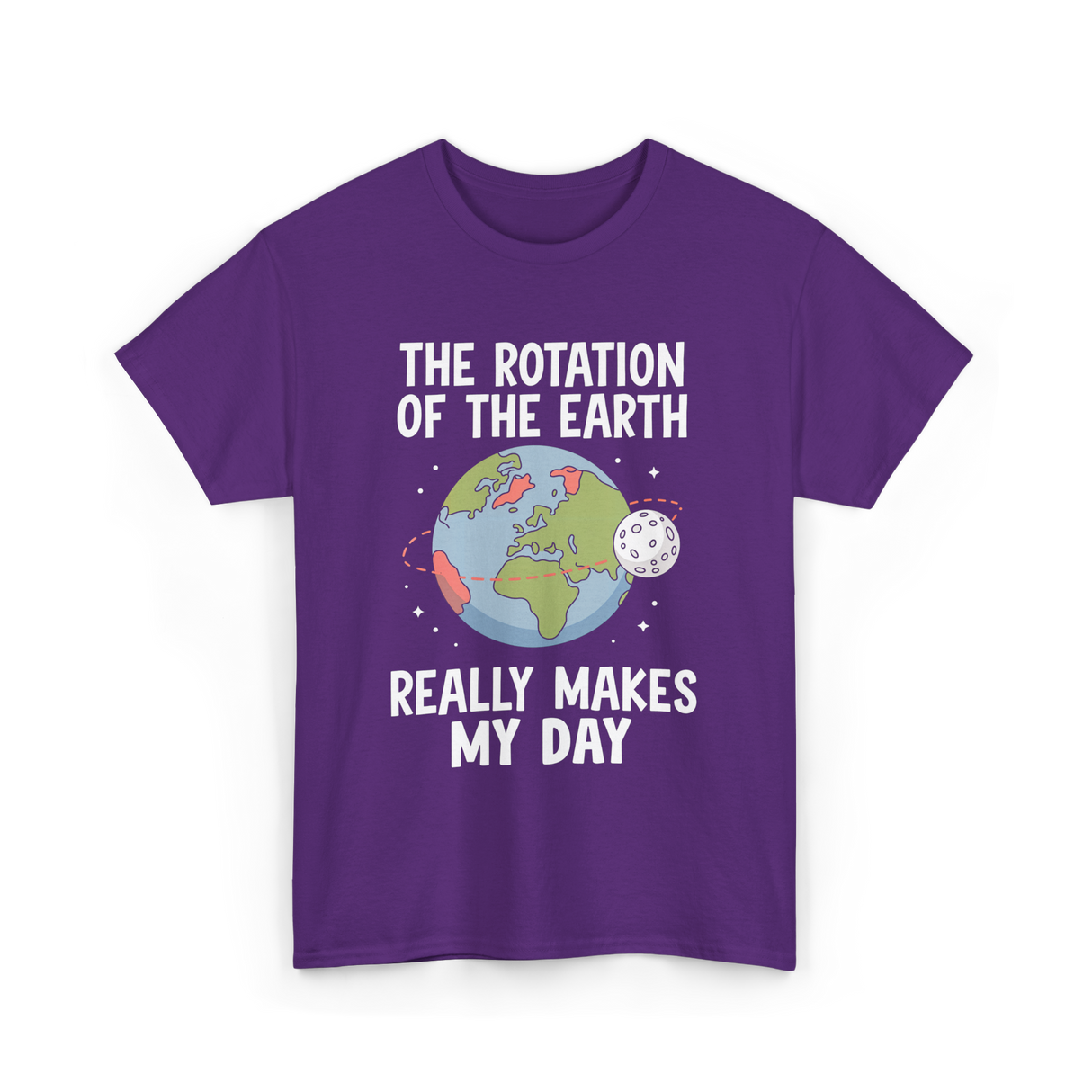 The Rotation of the Science T-Shirt - Purple