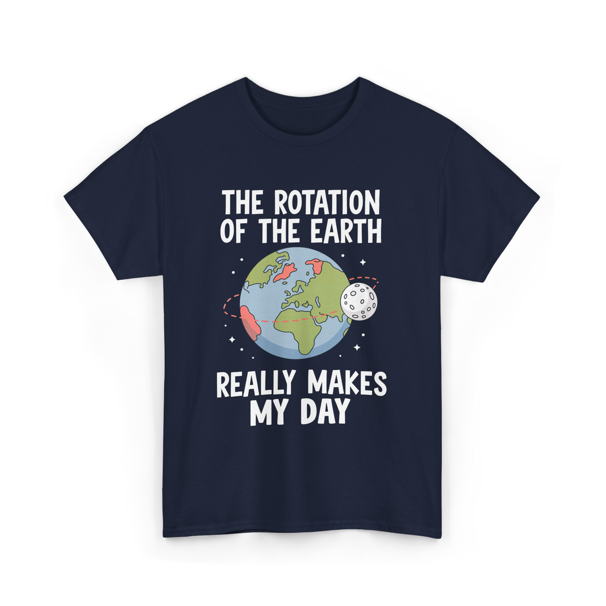 The Rotation of the Science T-Shirt - Navy