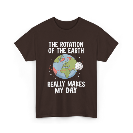 The Rotation of the Science T-Shirt - Dark Chocolate