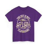 The Sky Is Not Limit Playground Pilot T-Shirt - Purple