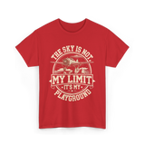 The Sky Is Not Limit Playground Pilot T-Shirt - Red