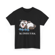 The Struggle Is Real Panda Fitness T-Shirt - Black