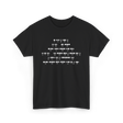 There Is No Cloud Computer Programmer T-Shirt - Black