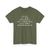 There Is No Cloud Computer Programmer T-Shirt - Military Green