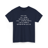 There Is No Cloud Computer Programmer T-Shirt - Navy