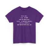 There Is No Cloud Computer Programmer T-Shirt - Purple