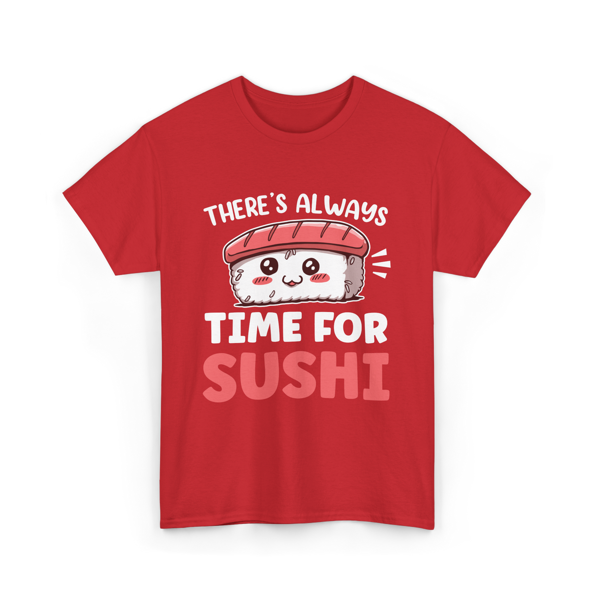 There's Always Time Sushi T-Shirt - Red