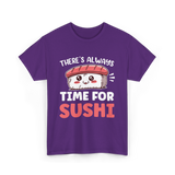 There's Always Time Sushi T-Shirt - Purple