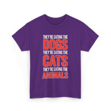 They're Eating T-Shirt - Purple