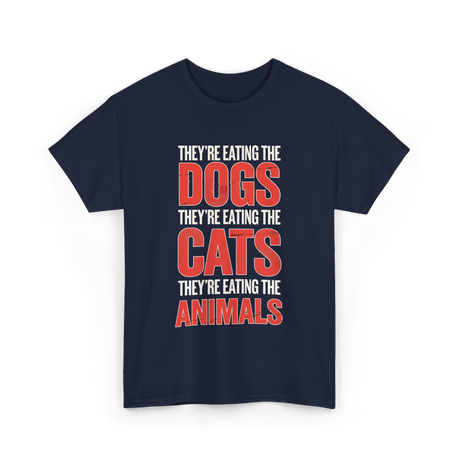 They're Eating T-Shirt - Navy