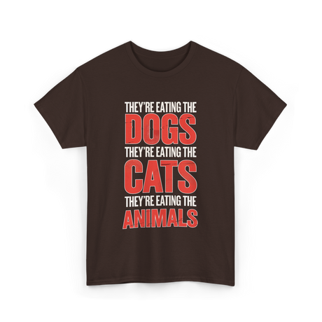 They're Eating T-Shirt - Dark Chocolate