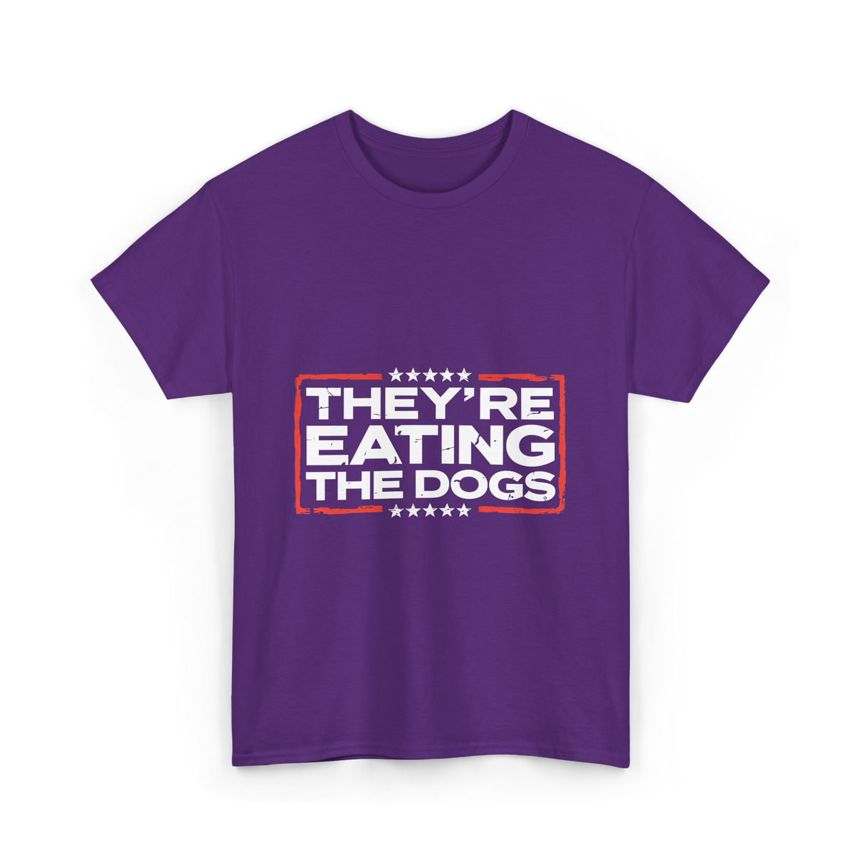 Theyre Eating The Dogs T-Shirt - Purple