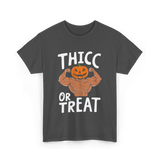 Thicc or Treat Halloween Costume T-Shirt - Dark Heather