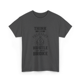 Think Like A Millionaire Money T-Shirt - Dark Heather