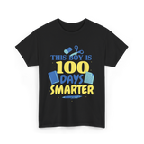 This Boy Is 100 Days Smarter Kids T-Shirt - Black