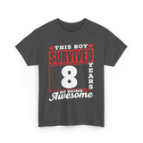 This Boy Survived Awesome Boys Birthday T-Shirt - Dark Heather