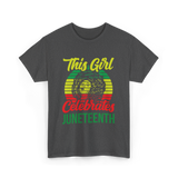 This Girl Celebrates Juneteenth T-Shirt - Dark Heather