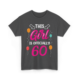 This Girl Is 60 Birthday Girls T-Shirt - Dark Heather