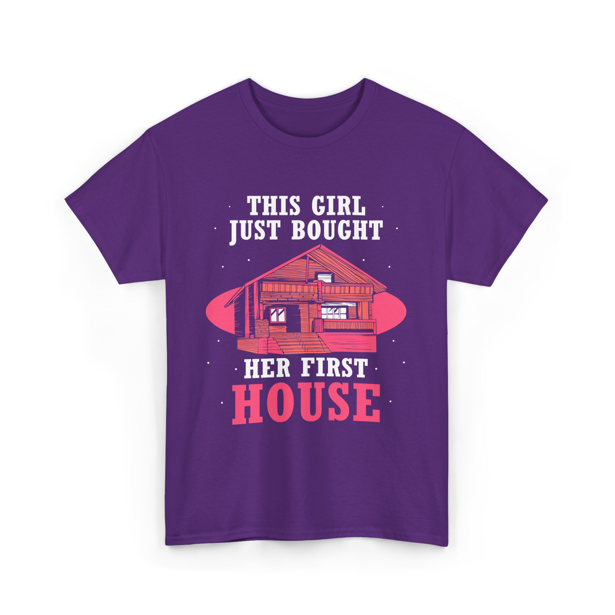 This Girl Just Bought Housewarming House T-Shirt - Purple