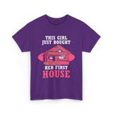 This Girl Just Bought Housewarming House T-Shirt - Purple