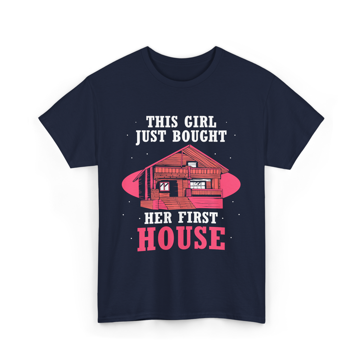 This Girl Just Bought Housewarming House T-Shirt - Navy