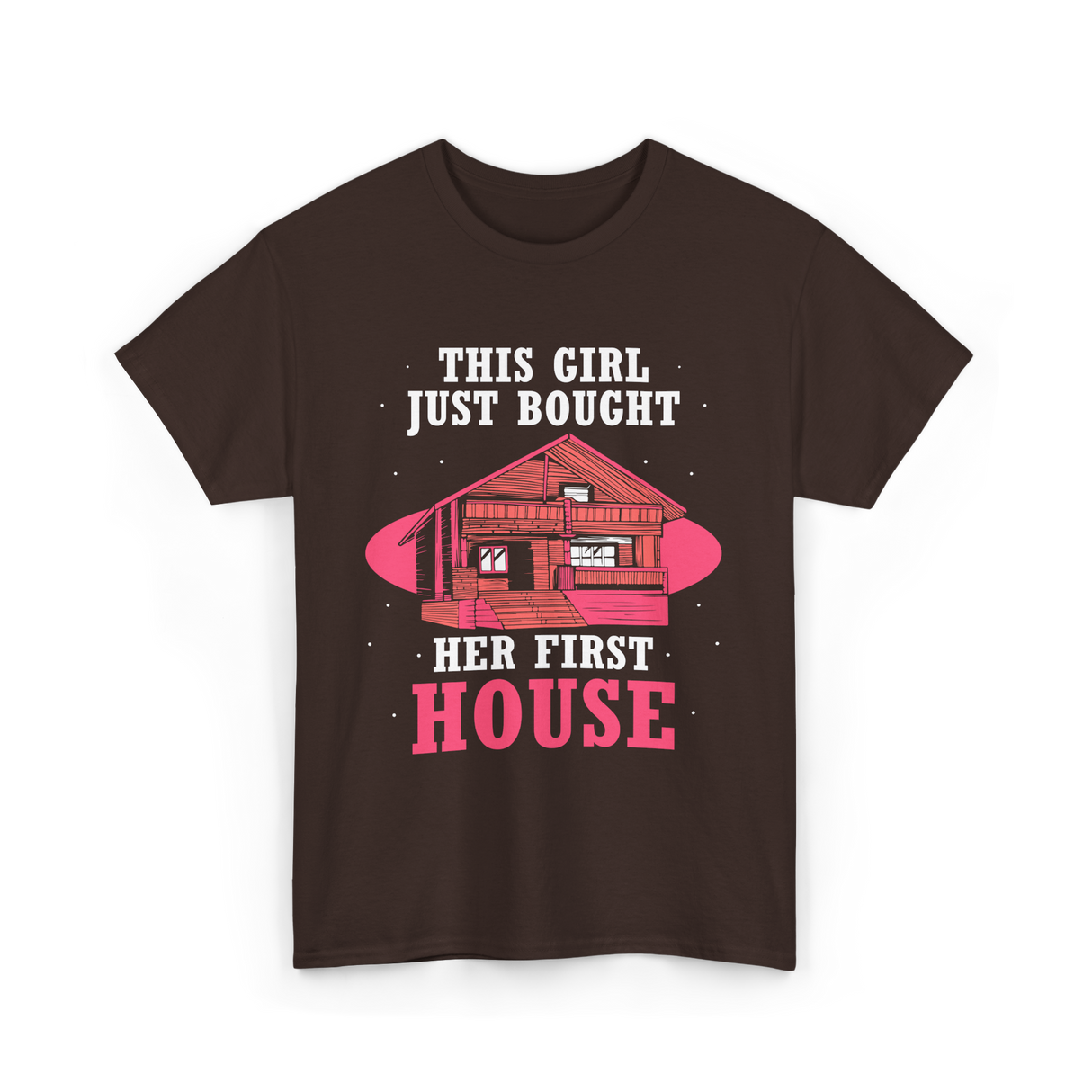 This Girl Just Bought Housewarming House T-Shirt - Dark Chocolate