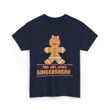 This Girl Loves Gingerbread T-Shirt - Navy