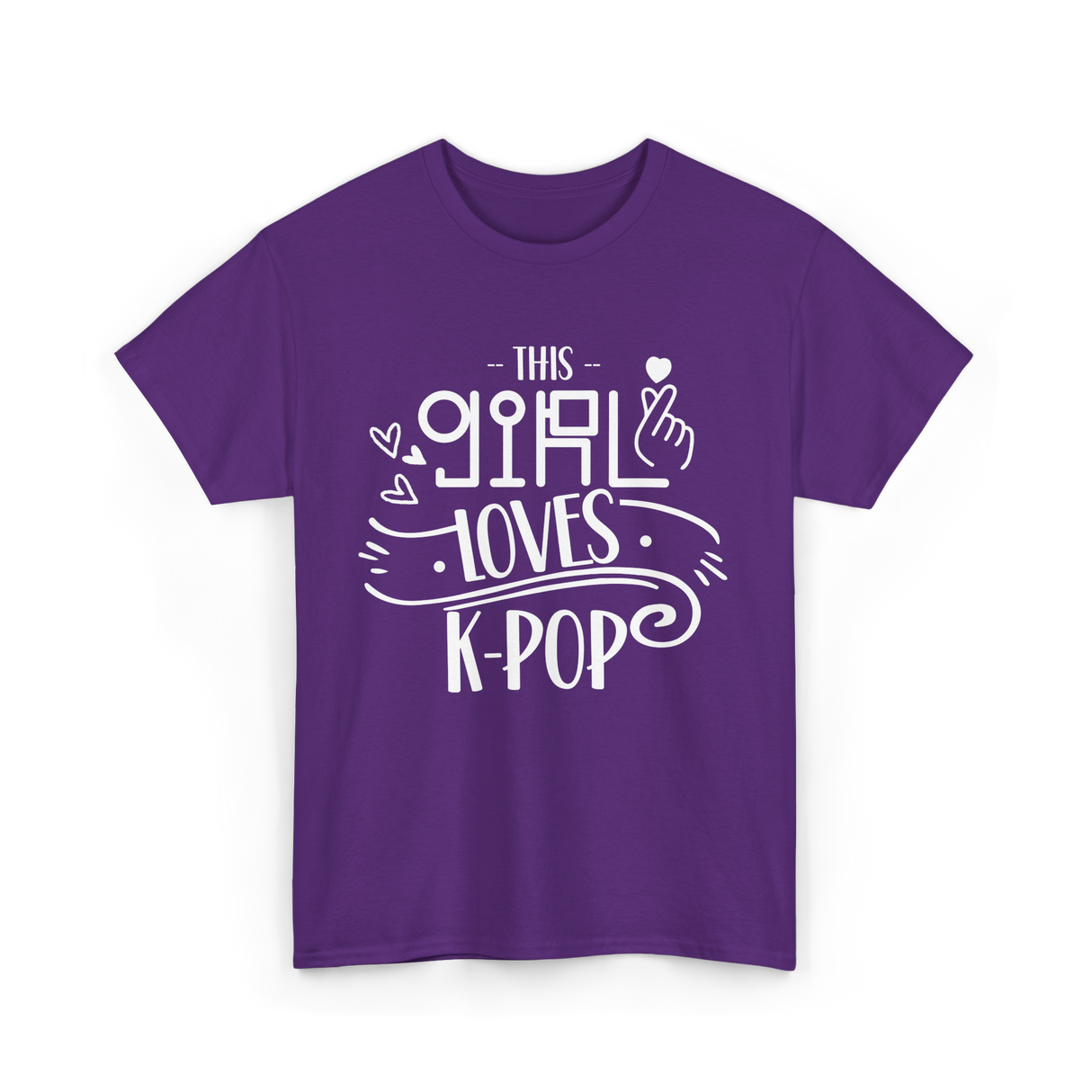 This Girl Loves K-Pop T-Shirt - Purple