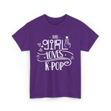 This Girl Loves K-Pop T-Shirt - Purple