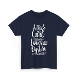 This Girl Loves Oysters Oyster T-Shirt - Navy