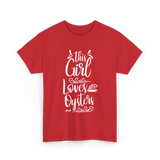 This Girl Loves Oysters Oyster T-Shirt - Red