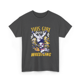 This Girl Loves Wrestling T-Shirt - Dark Heather