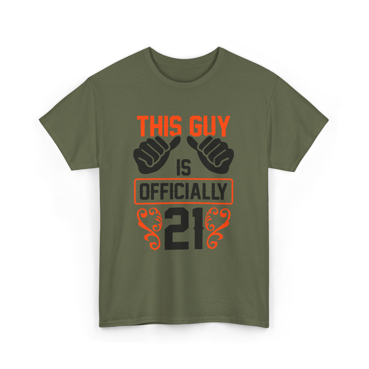 This Guy Birthday Celebration T-Shirt - Military Green