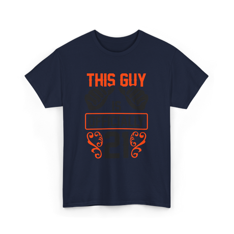 This Guy Birthday Celebration T-Shirt - Navy