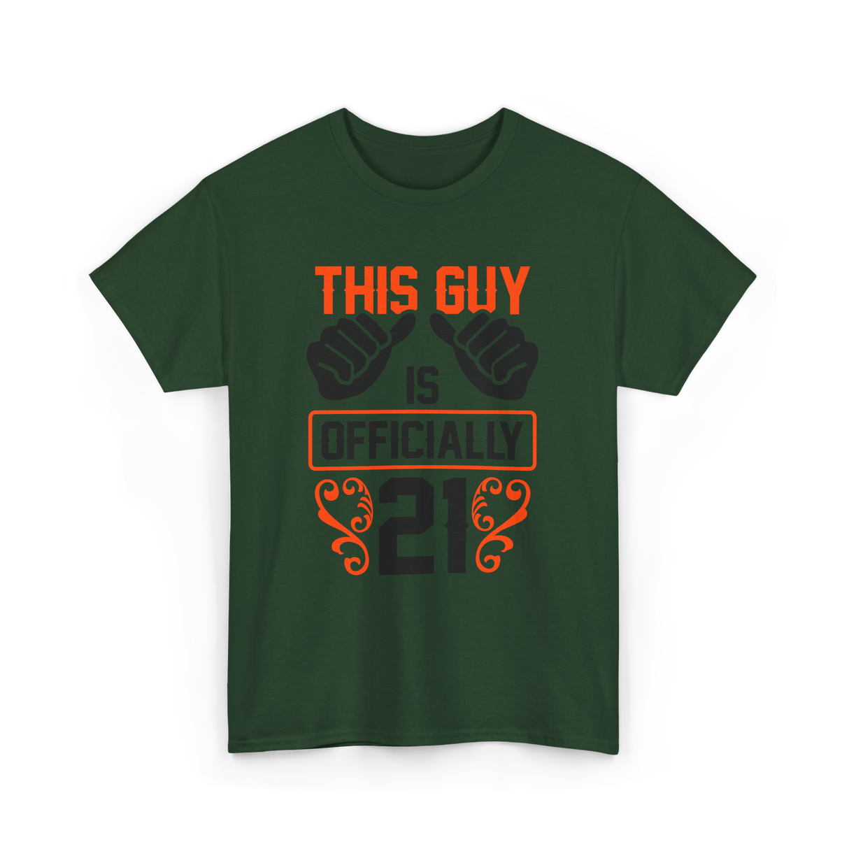 This Guy Birthday Celebration T-Shirt - Forest Green