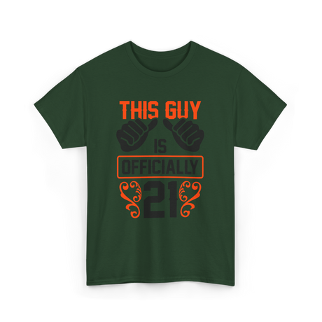 This Guy Birthday Celebration T-Shirt - Forest Green