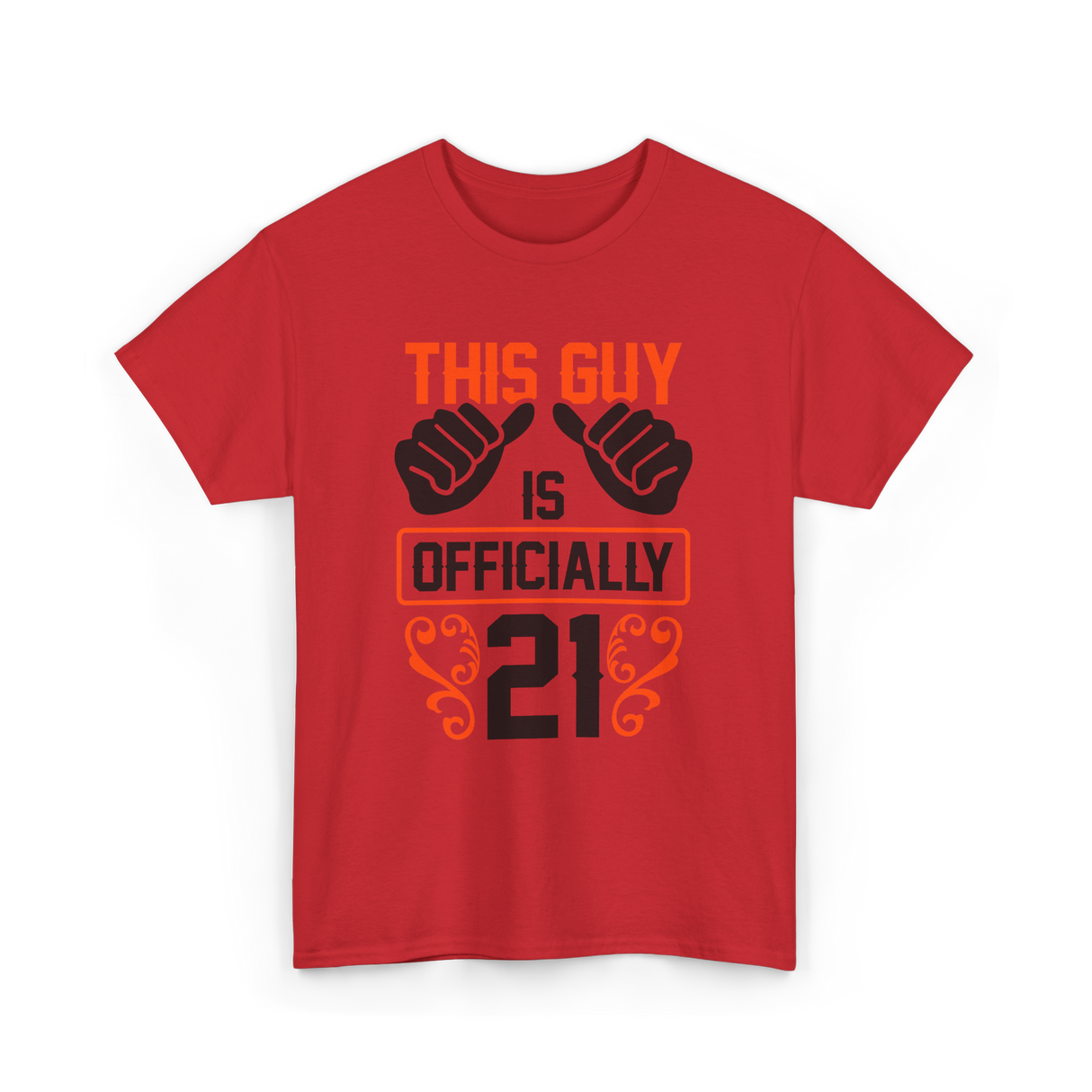 This Guy Birthday Celebration T-Shirt - Red