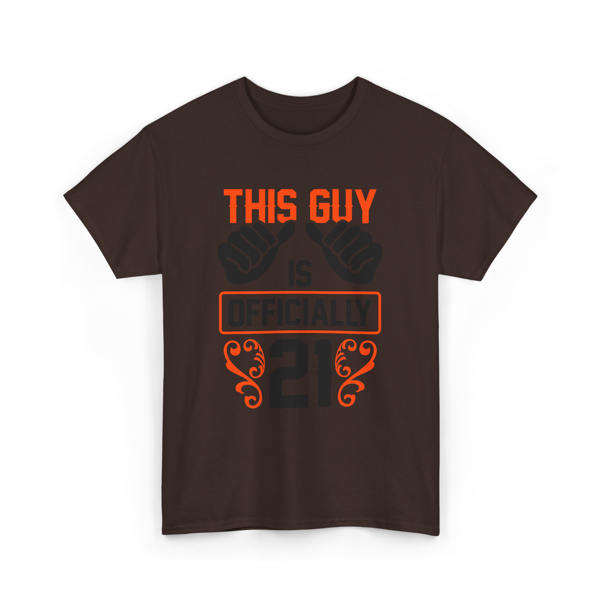 This Guy Birthday Celebration T-Shirt - Dark Chocolate