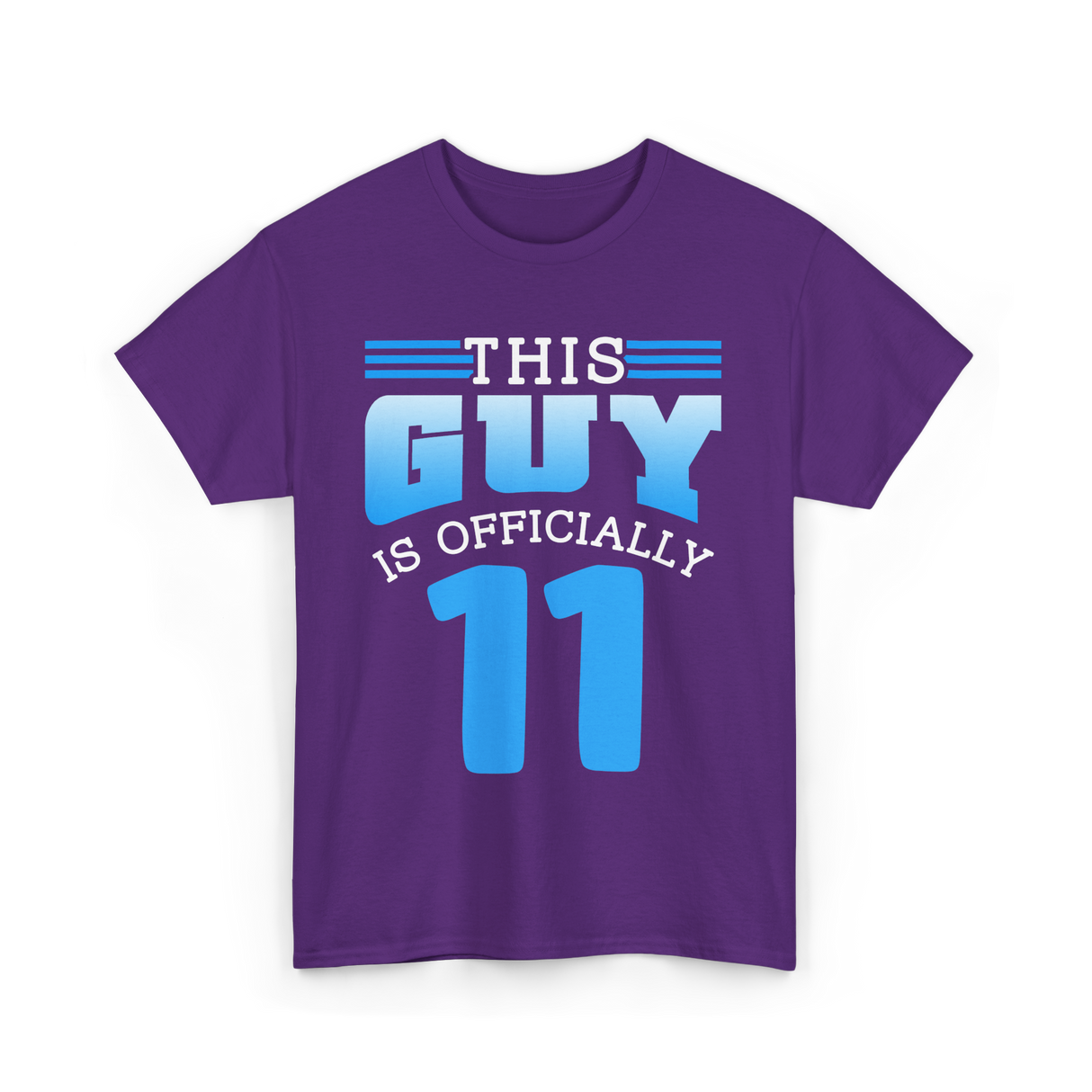 This Guy Is 11 Boy Birthday T-Shirt - Purple