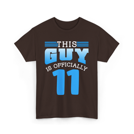 This Guy Is 11 Boy Birthday T-Shirt - Dark Chocolate