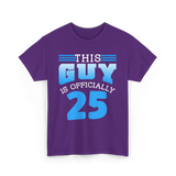 This Guy Is 25 Birthday Men T-Shirt - Purple