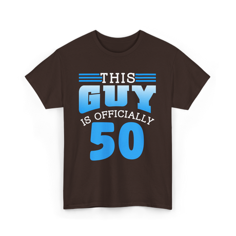 This Guy Is 50 Birthday Men T-Shirt - Dark Chocolate