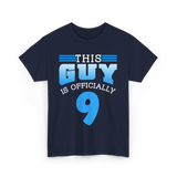 This Guy Is 9 Birthday Celebration T-Shirt - Navy