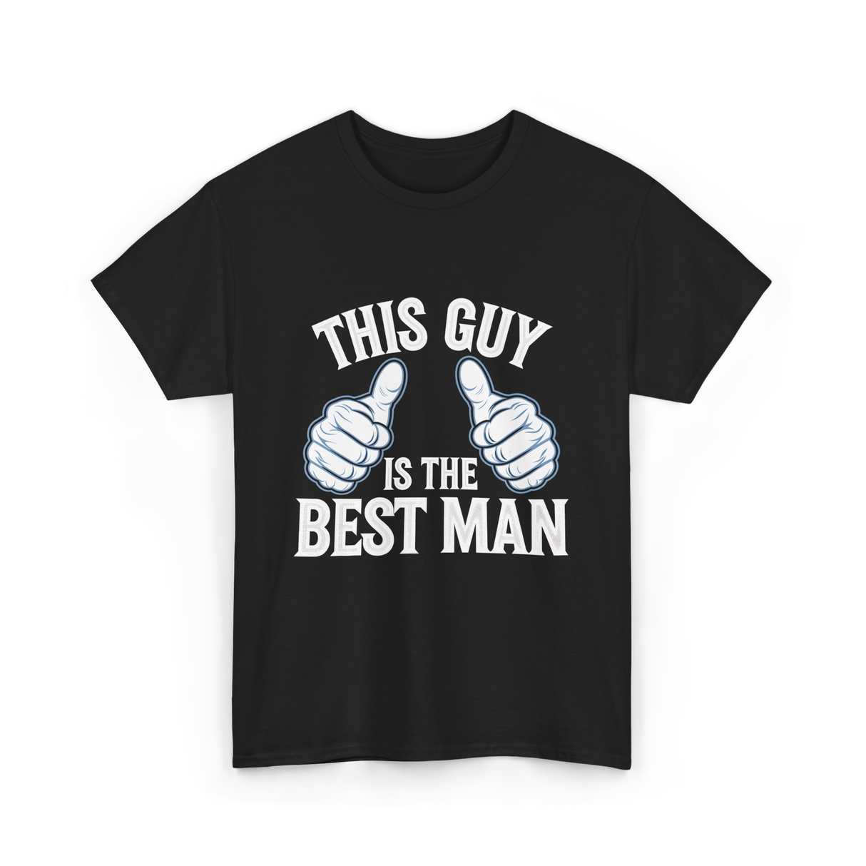 This Guy Is the Best Man Wedding T-Shirt - Black